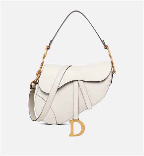 nude dior saddle|CHRISTIAN DIOR Smooth Calfskin Saddle Bag With Strap.